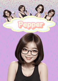 Pepper attractive girl purple03