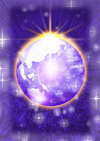 大吉方位旅行運を引き上げるラベンダー地球