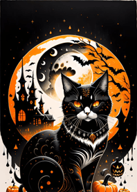 浮世絵万聖節猫 406E49
