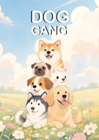 Dog Gang in Flower field Theme (JP)