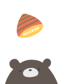 Marron bear