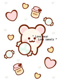 Cute bear Cute sweets 14