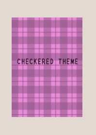 PINK CHECKERED THEMEj-BEIGE