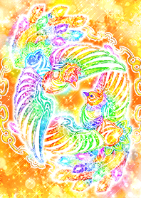 Raise all luck [Rainbow facing phoenix]