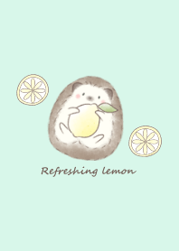 Hedgehog and Lemon -green-