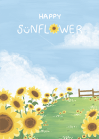 Happy sunflower by choki