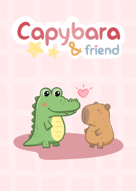 Capybara and friend : Our friendship