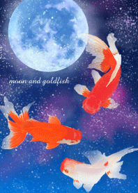 blue moon and goldfish