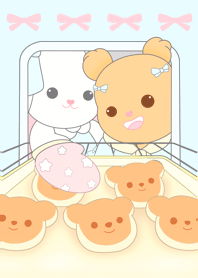 Longan Bear Baked Bread