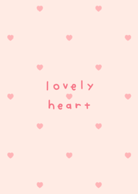simple lovely heart . pink