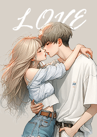 かわいいカップルの着せ替え25