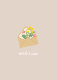 Botanical flower letter mush