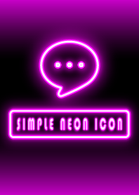Simple neon icon-Light Pink
