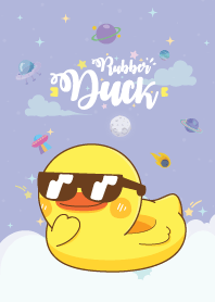 Rubber Duck Baby Galaxy Violet
