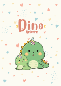 Dino Unicorn Heart Beat Sweet