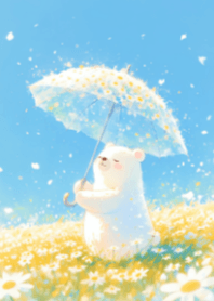 Cute Bear and Beautiful Nature V.6