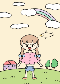 young girl riding a motorcycle