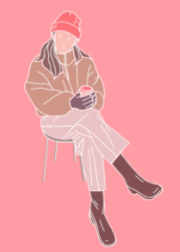 a girl with beanie