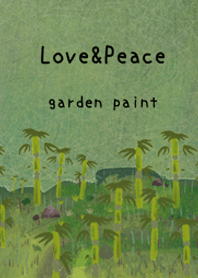 油畫藝術【garden paint 153】