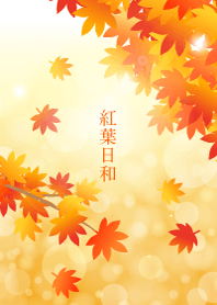 綺麗な紅葉日和