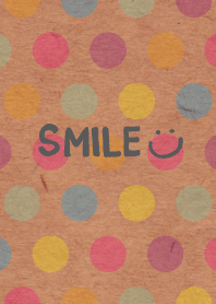Kraftpaper colorful dot smile13