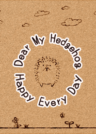 Dear My Hedgehog (cork)