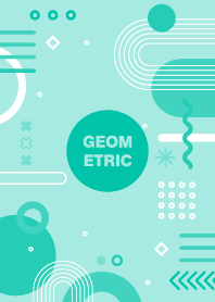 Eflat Geometric Caribbean Green