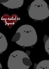 Long-tailed Tit and Heart1 black_2