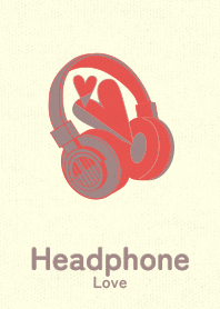 Headphone_love Popopy Red