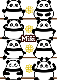 Miki Round Kawaii Panda