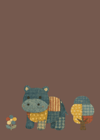 brown カバのおでかけ