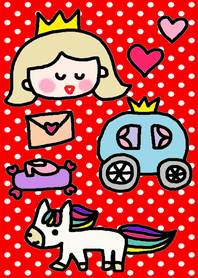 Princess x (red dot)