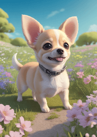 Chihuahua puppy Loves Going for Walks