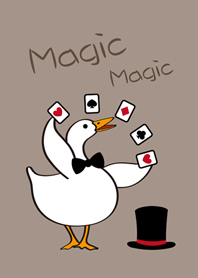 來變魔術鴨！(咖啡色)