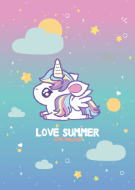 Unicorn Love Summer Kawaii