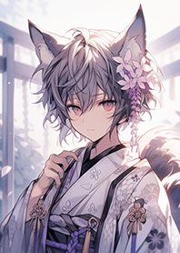 紫藤花の狐狸男孩❤️