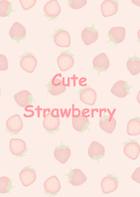 Full of cute strawberries