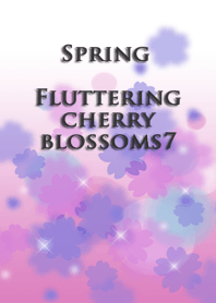 Spring(Fluttering cherry blossoms7)