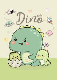 I am Dino Cute (Green)