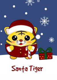 Kawaii Santa Tiger