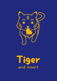 Tiger & heart Deeperual Blue