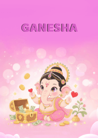 Ganesha: get rich, be wealth,Happy