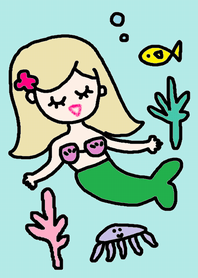 Marmaid in the sea