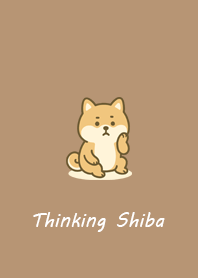思考中的柴犬（摩卡慕斯）