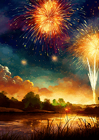 Beautiful Fireworks Theme#902