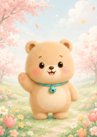 Yellow Cute Little Brown Bear 4