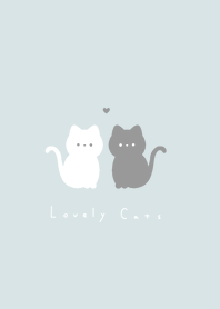 黑貓和白貓 /light blue