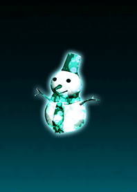 Snowman Light Blue @ Winter Feature