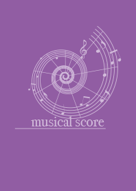 musicalscore Mauve