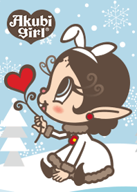 AKUBI GIRL Snow Rabbit